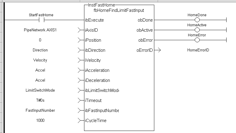 UDFB HomeFindLimitFastInput: LD example